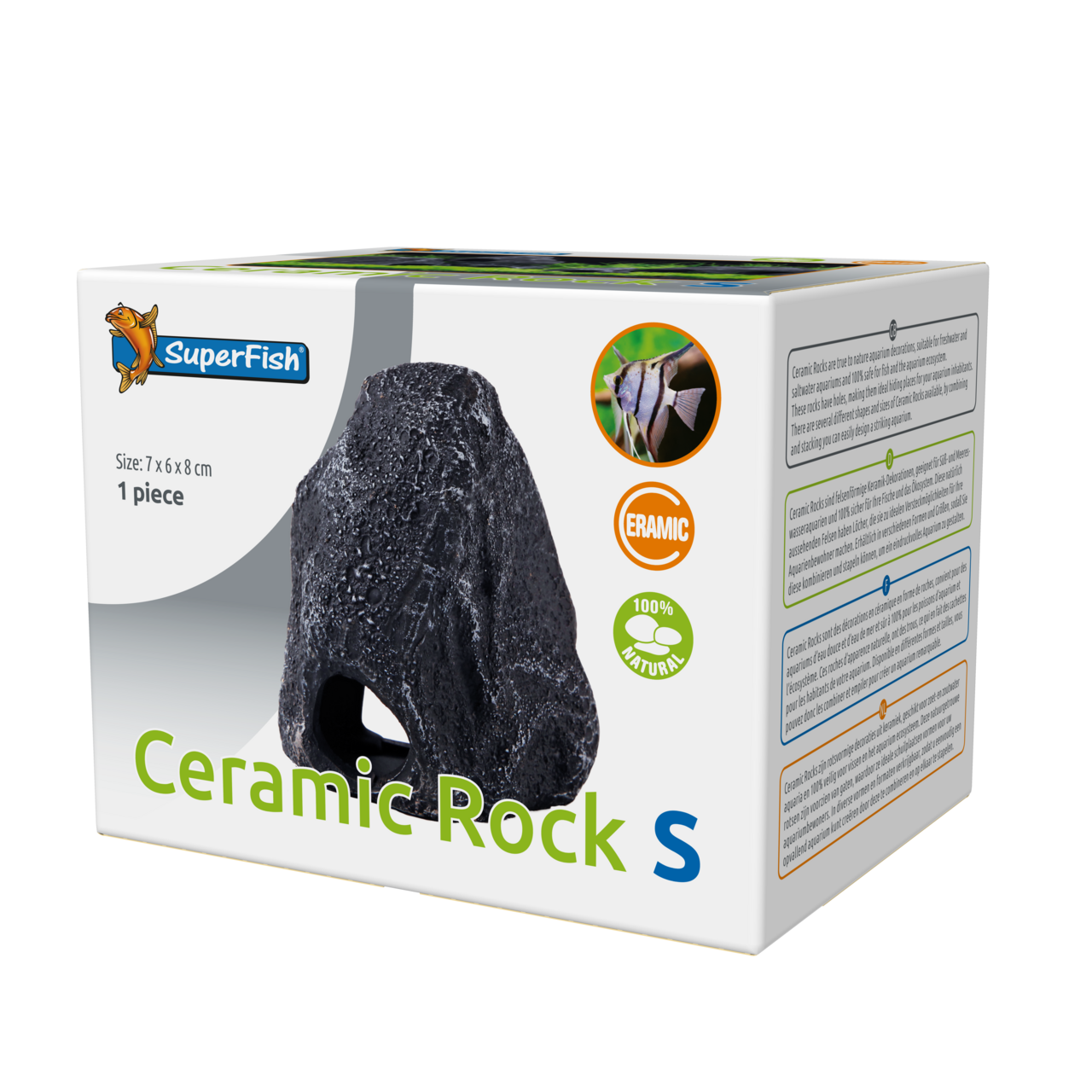 Superfish Ceramic Rock S - Aquariumdecoratie