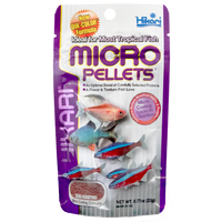 Hikari Micro Pellets 22 gram - Langzaam zinkend visvoer voor kleine tropische vissen, miniatuur 2