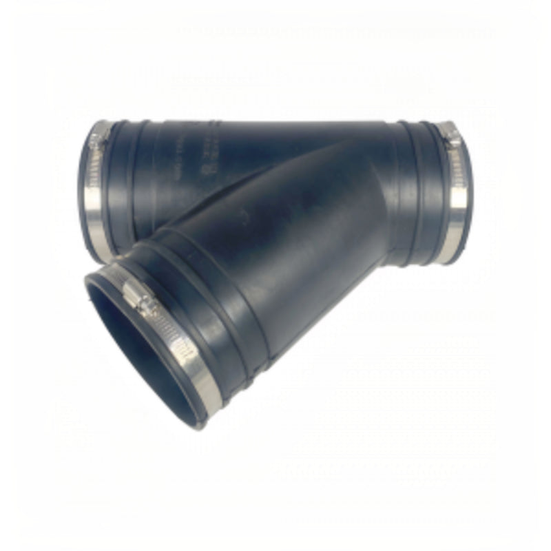 Air Aqua Flexibel rubber Y-stuk 125mm - productfoto — PVC Hulpstuk bij Vijvercentrum