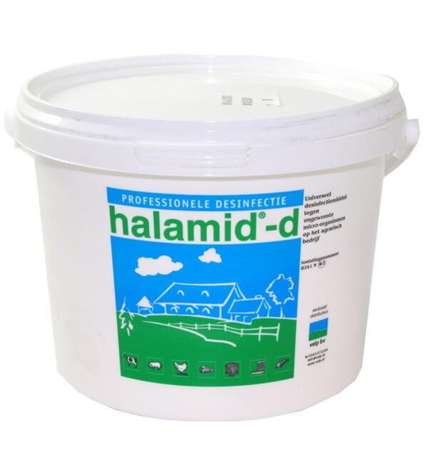 Veip Halamid-D emmer - 10kg - productfoto, detailaanzicht Vismedicijn