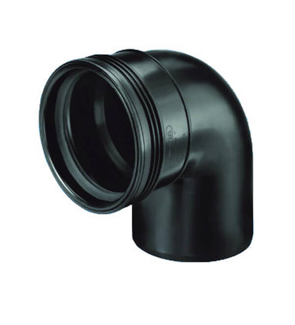 Wildkamp PP Bocht 90° 50 mm spie / manchet - productfoto