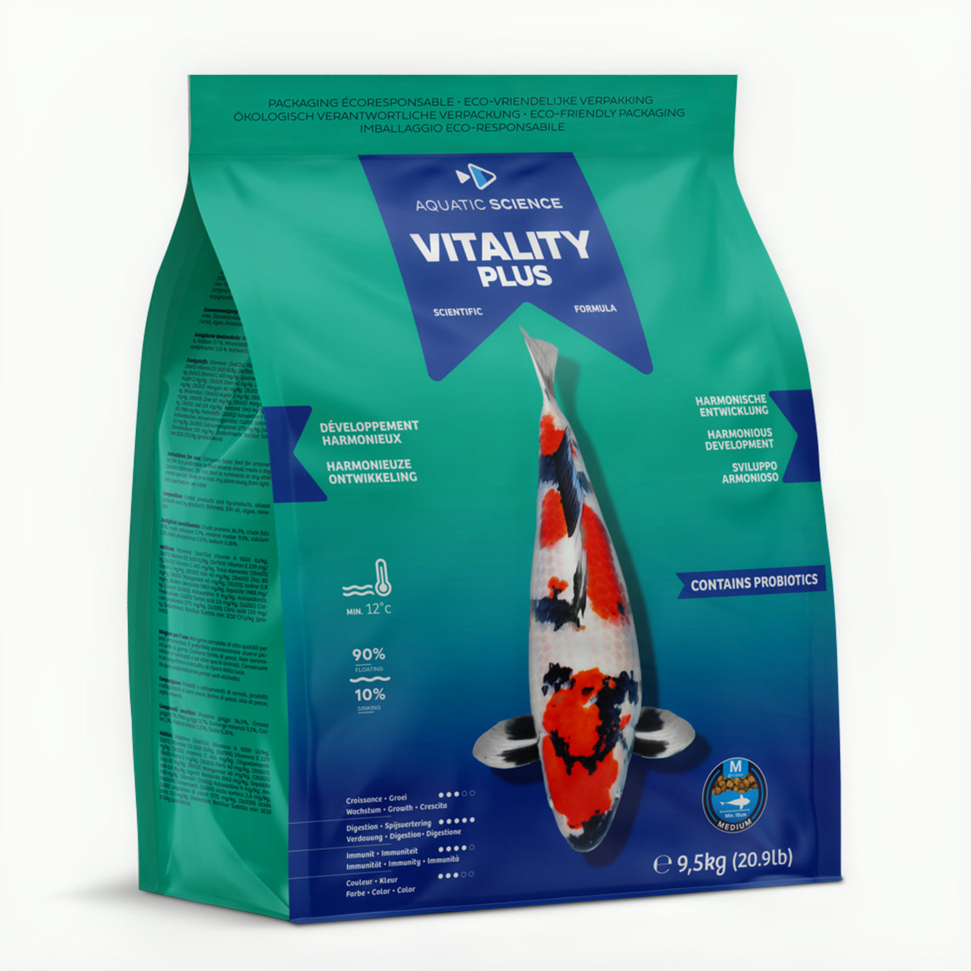 Aquatic Science Vitality Plus Medium 9,5kg - productfoto