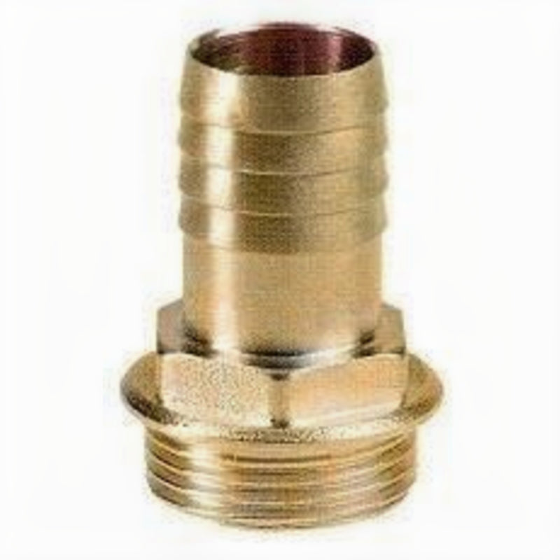 Messing Vaareind Buitendraad x Tule 1/8" x 8 mm - Koppeling voor slangaansluiting, Leidingwerk bij Vijvercentrum