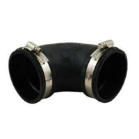 Air Aqua Flexibele Rubber Bocht 90 graden 75 mm - EPDM haakse bocht zonder lijm productafbeelding, miniatuur 3