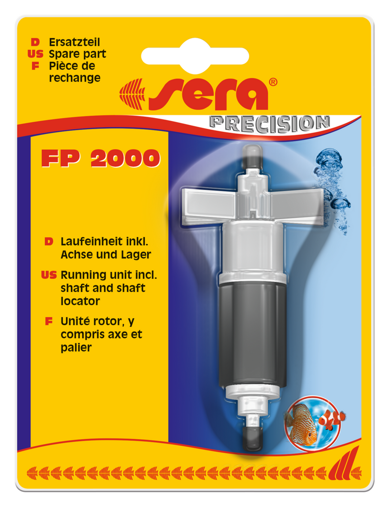 Sera Loopeenheid incl. As en Lagers voor FP 2000 - Origineel reserveonderdeel, afbeelding 2 Aquarium Onderdeel