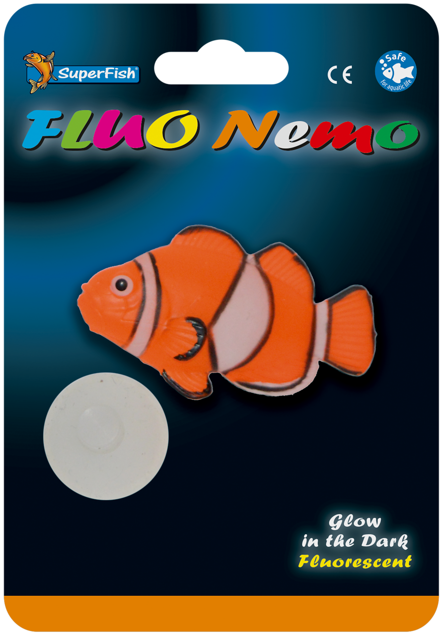 Superfish Fluo Nemo - Fluorescerende clownvis aquariumdecoratie