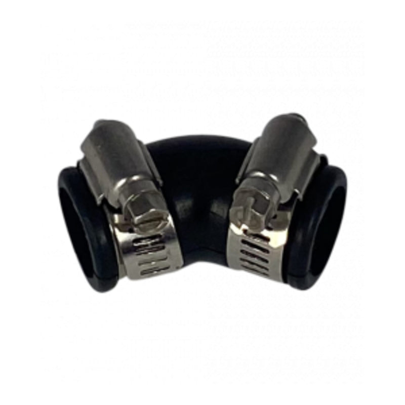 Air Aqua Flexibele rubber bocht (45°) 20mm - productfoto — PVC Hulpstuk bij Vijvercentrum