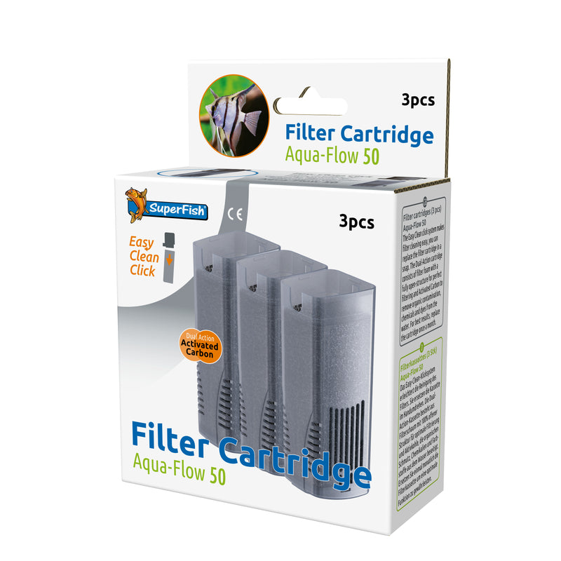 Superfish Aquaflow 50 Easy Click Cartridge (Filtercassette - 3 Stuks), Filtermedium bij Vijvercentrum