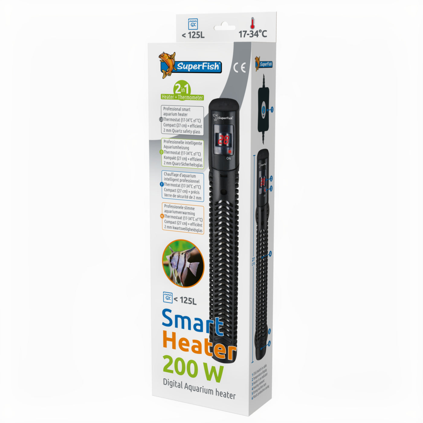Superfish Smart Heater 200 Watt - productfoto