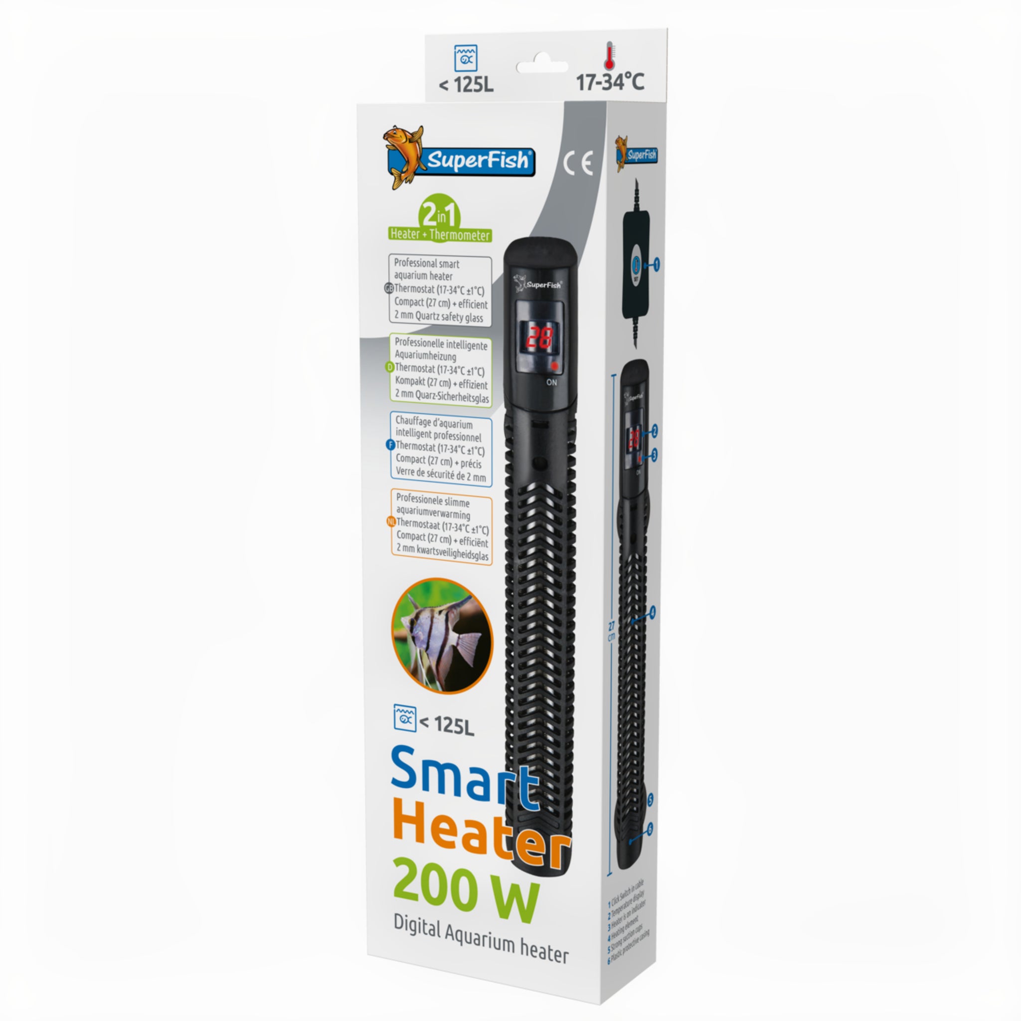 Superfish Smart Heater 200 Watt - productfoto