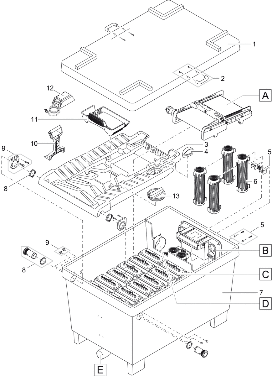 Oase Aandrijfas BioTec 36 - vervangonderdeel voor zelfreinigingsmechanisme productafbeelding