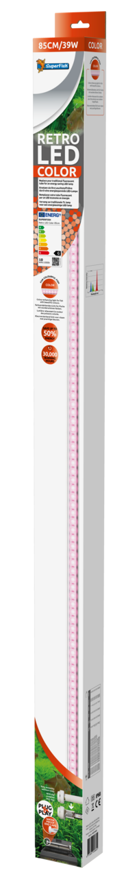 Superfish Retro LED Color T5 85 cm 39W - kleurversterkende LED-buis voor T5 aquariumarmaturen, afbeelding 2 Aquarium Verlichting