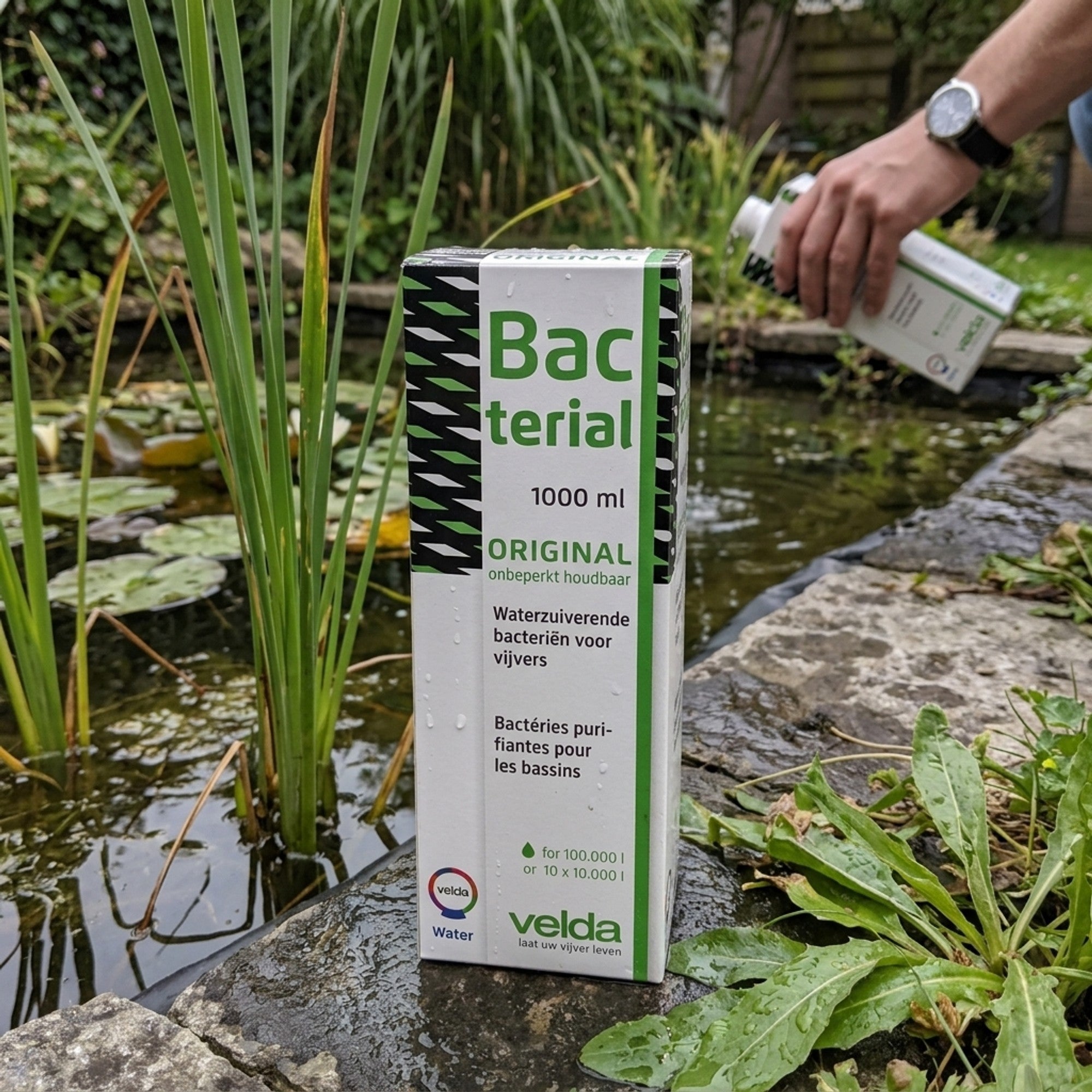 Velda Bacterial 1 liter - Nitrificerende vijverbacterien voor helder vijverwater