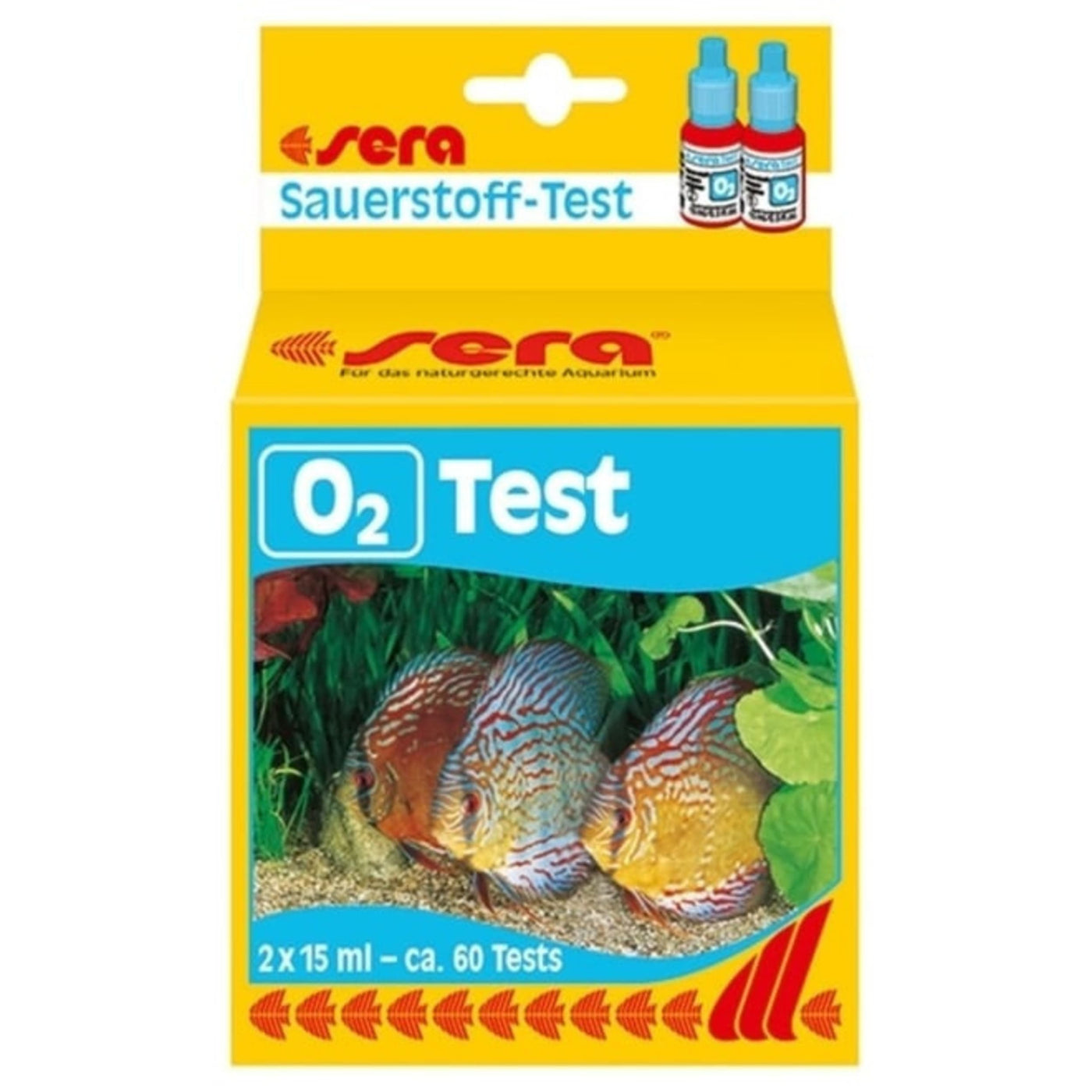Sera Zuurstoftest O2 - Druppeltest voor vijver- en aquariumwater