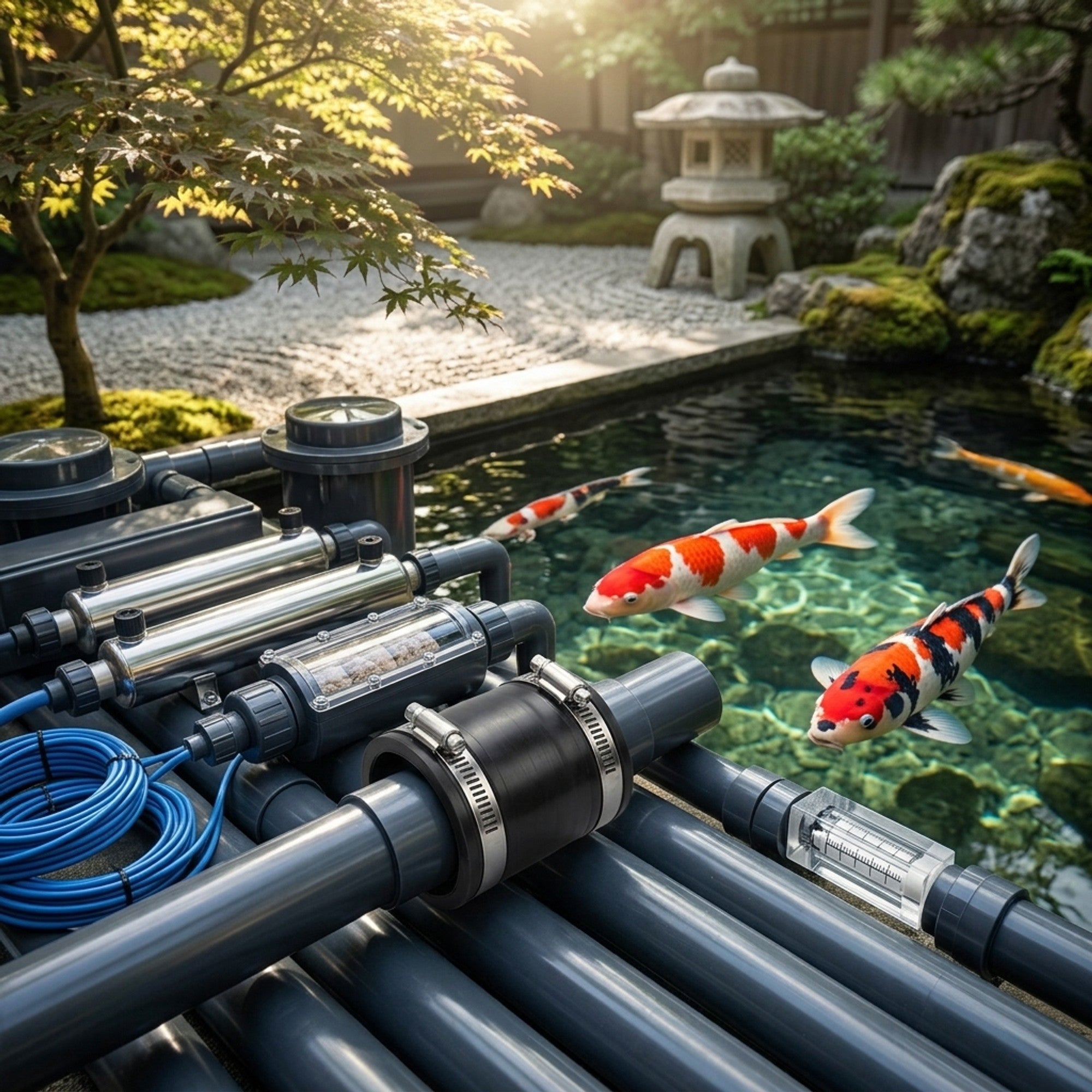 Europond Flexibele Sok 110 mm - Lijmvrije rubberkoppeling met RVS klemmen