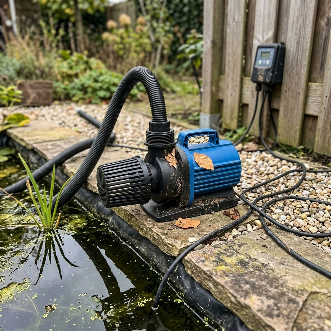 AquaForte DM-Vario S 22000 regelbare vijverpomp - Filterpomp met externe controller tot 22.000 l/u
