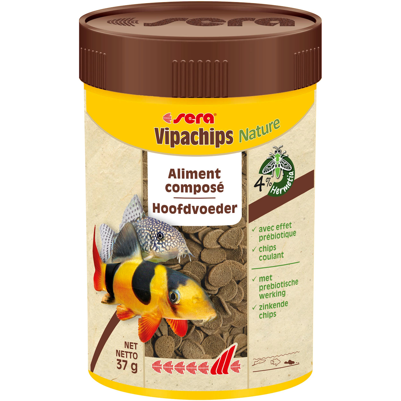 Sera Vipachips Nature 100 ml (37 g) - productfoto