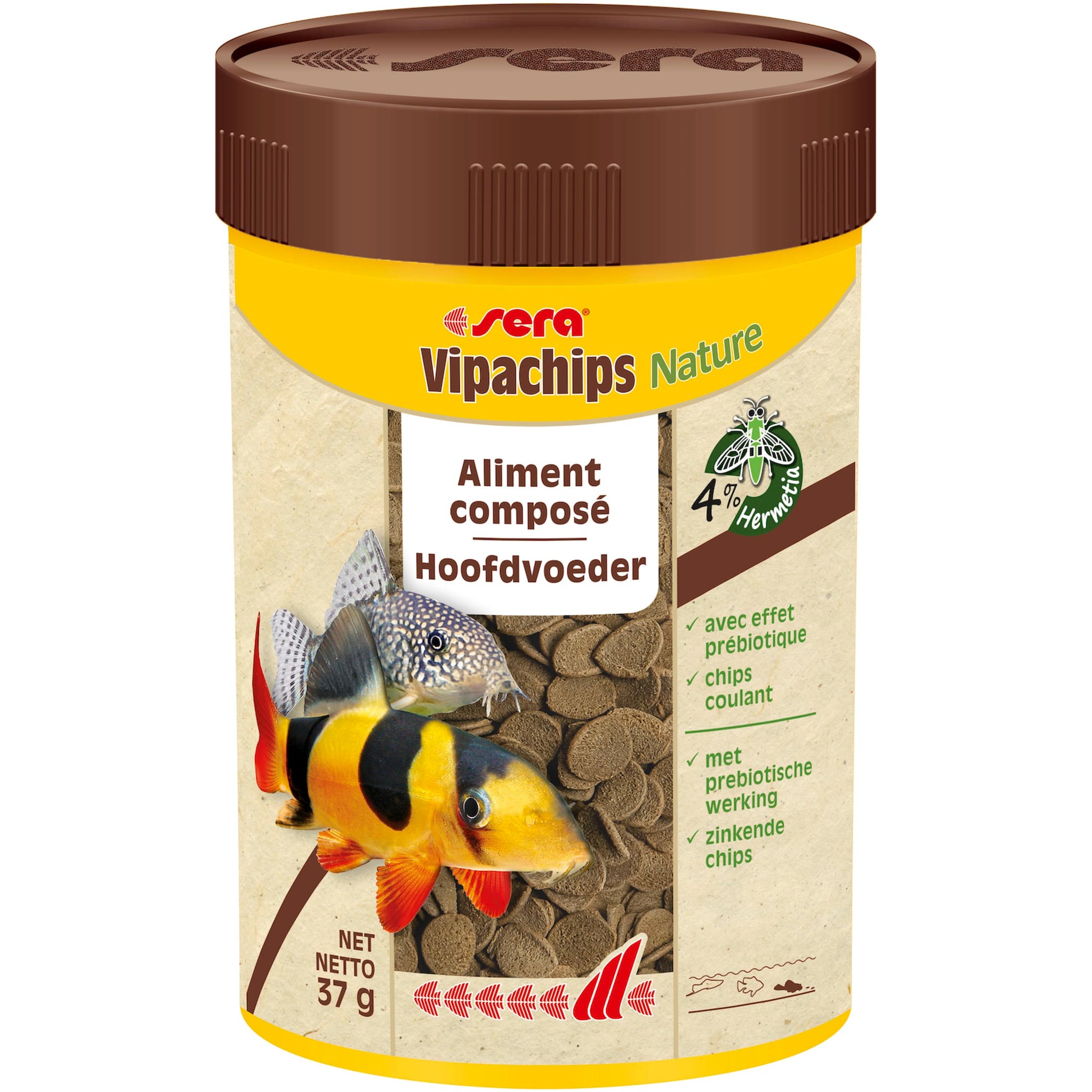 Sera Vipachips Nature 100 ml (37 g) - productfoto