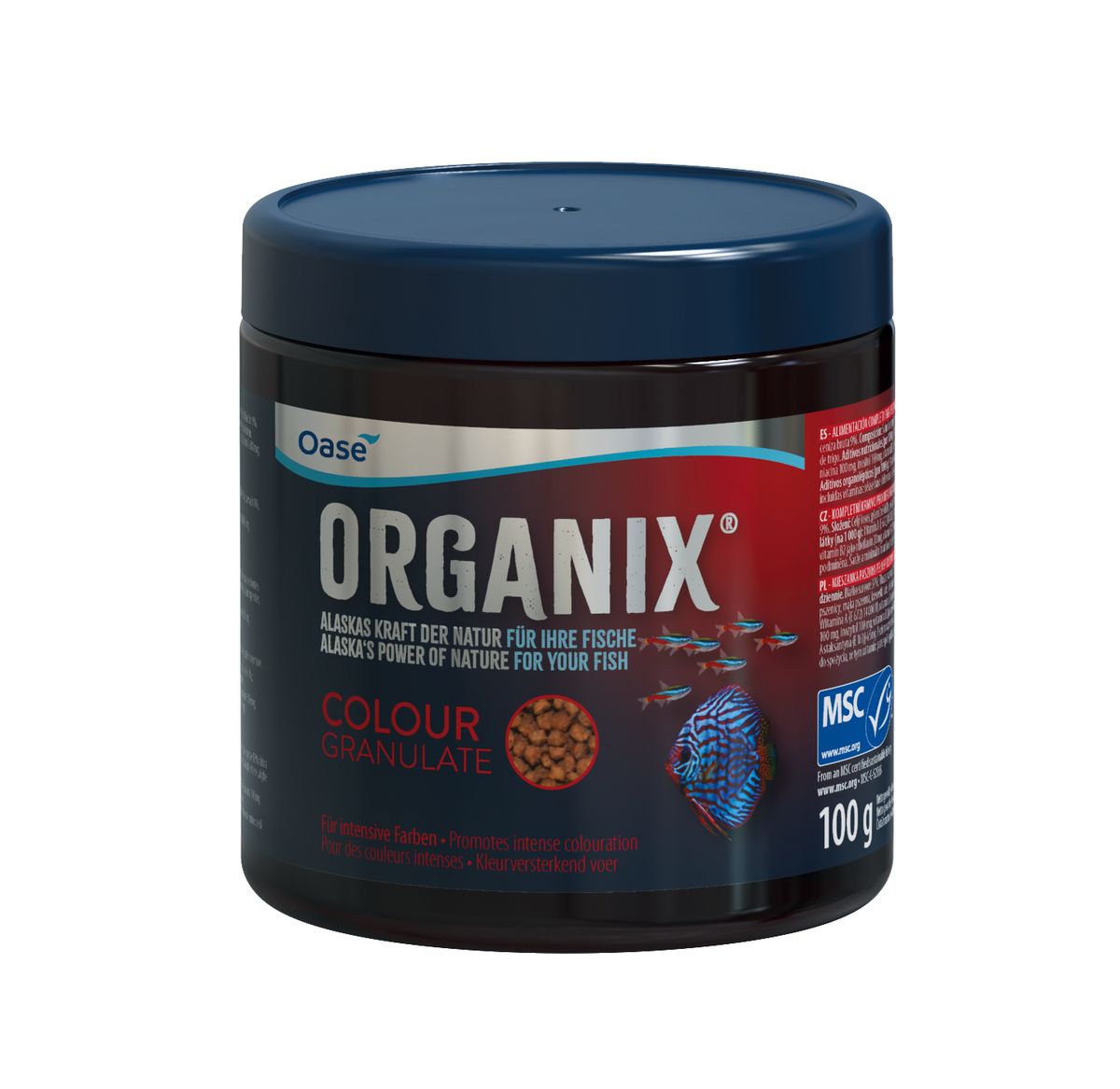 Oase ORGANIX Colour Granulate 250 ml - Kleurversterkend visvoer MSC