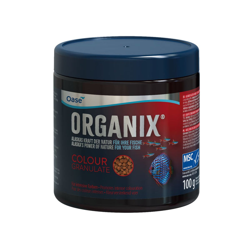 Oase ORGANIX Colour Granulate 250 ml - Kleurversterkend visvoer MSC, afbeelding 2 Visvoer