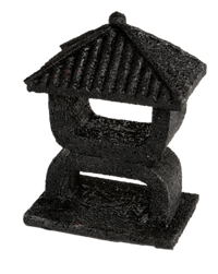 Superfish Zen Deco Mini Temple zwart aquarium ornament, miniatuur 2