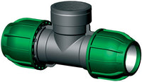 Aquaforte PP klemkoppeling T-stuk 16mm x ½" binnendraad x 16mm - productfoto, miniatuur 2