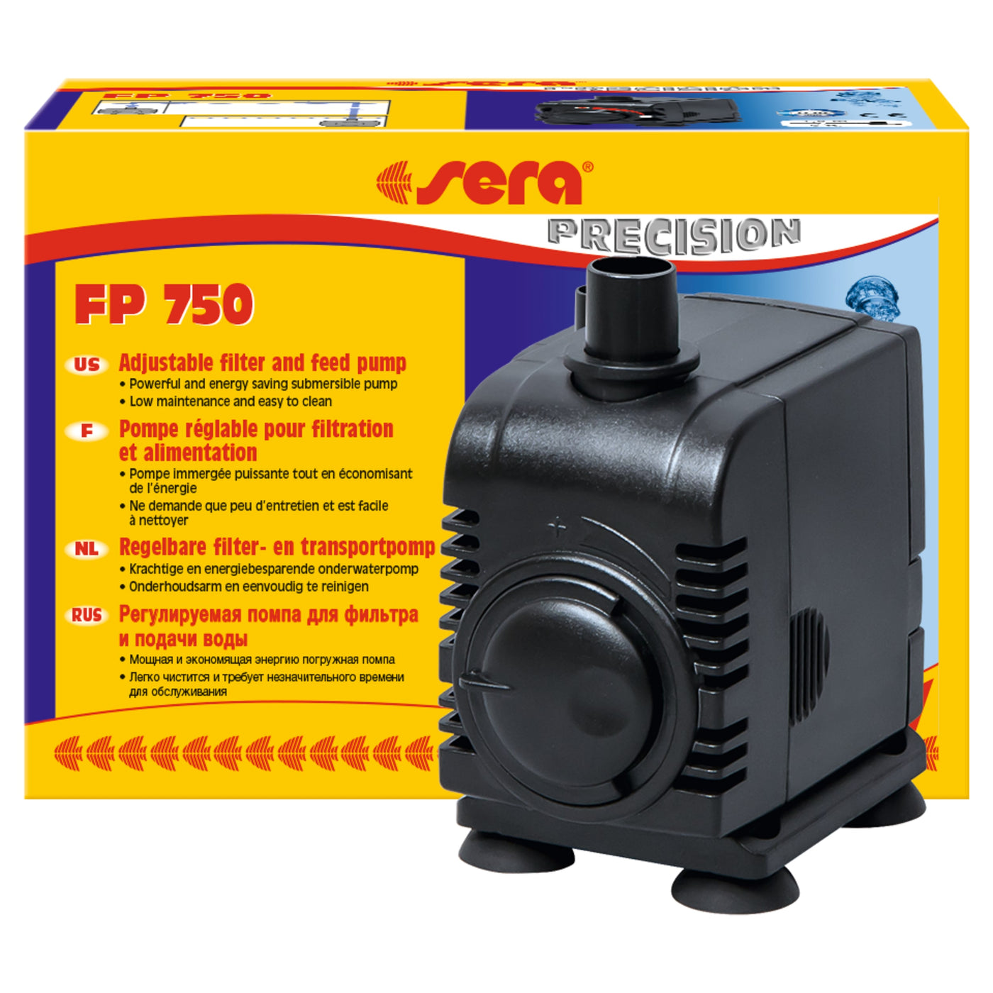 Sera filter- en transportpomp FP 750 1 st - aquarium binnenfilter