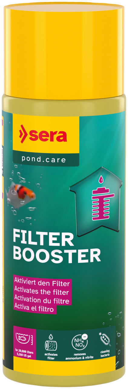 Sera Pond Filter Booster 500 ml - filterbacteriën voor vijverfilters verpakking