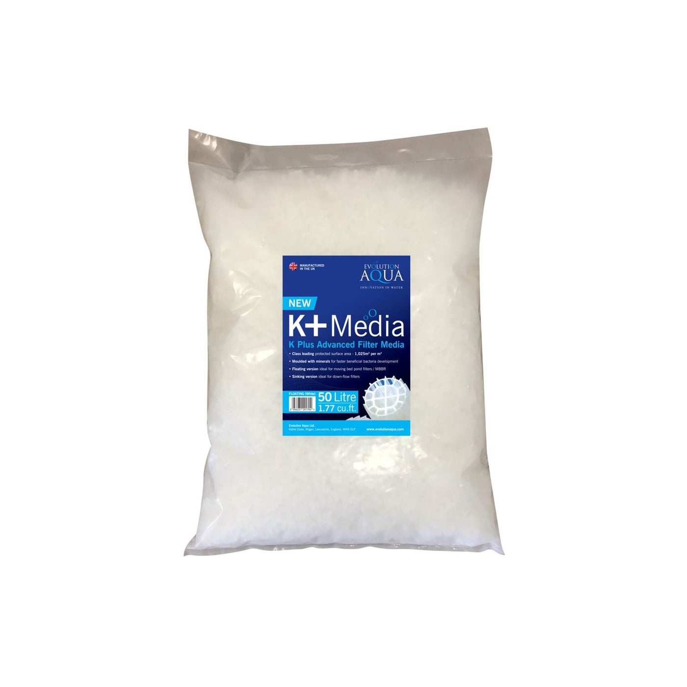 Evolution Aqua Kplus Filter Media, 50 ltr - productfoto