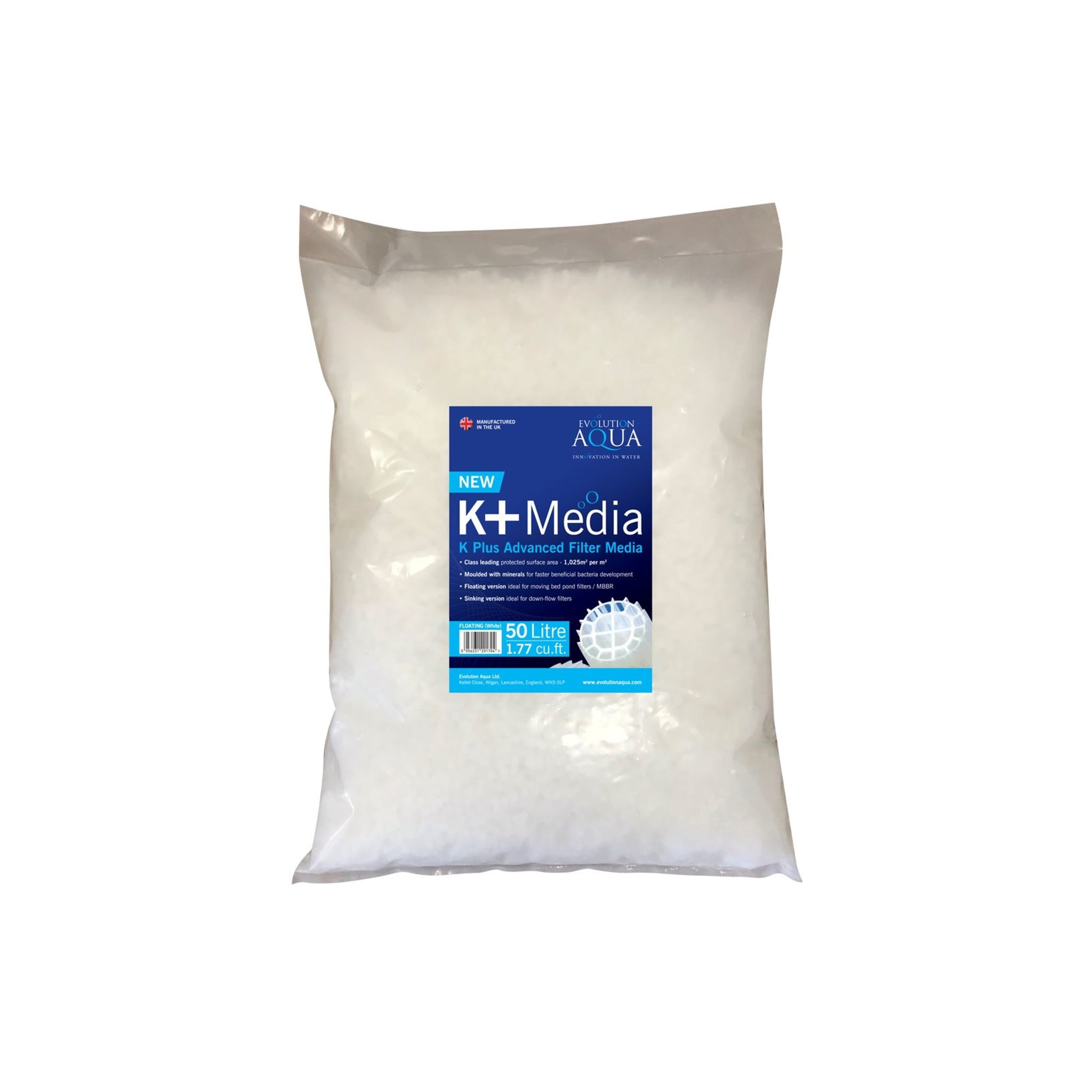 Evolution Aqua Kplus Filter Media, 50 ltr - productfoto