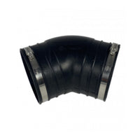 Air Aqua Flexibele rubber bocht (45°) 125mm - productfoto, miniatuur 3