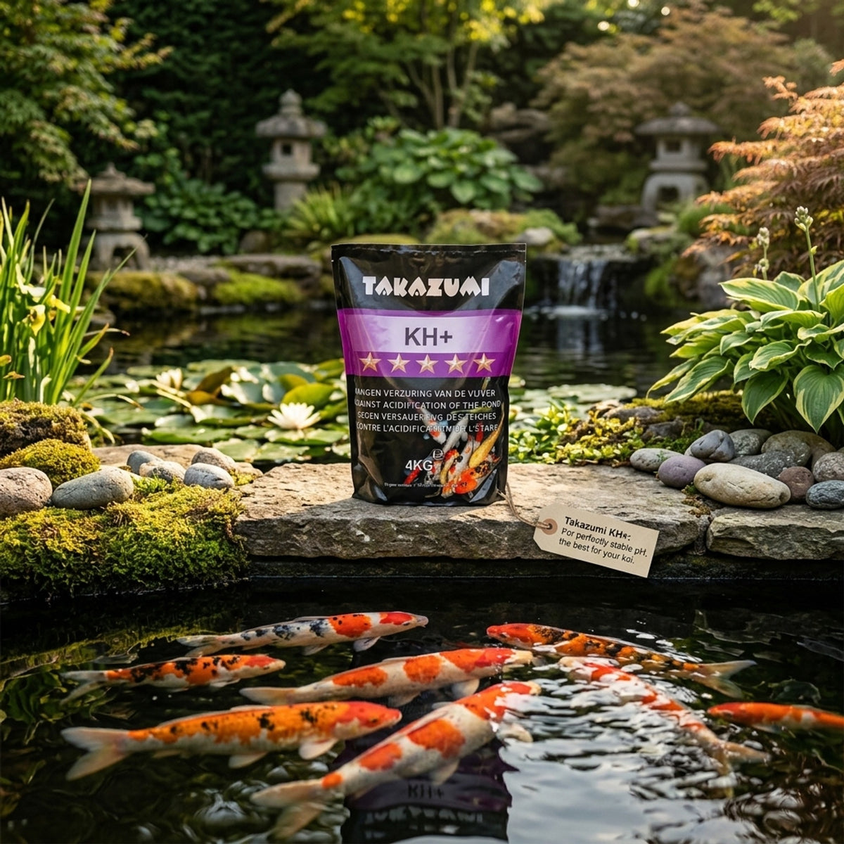 Takazumi KH+ 4 kg - Mineraalpoeder voor carbonaathardheid en pH-stabiliteit
