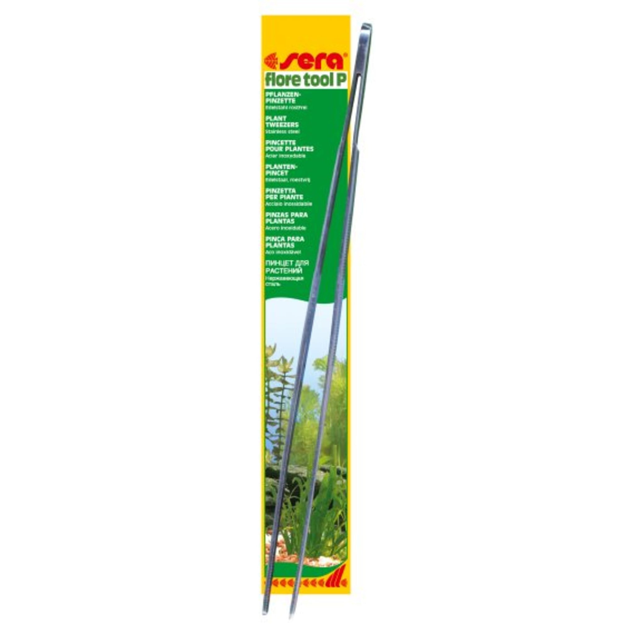Sera Flore Tool P plantenpincet 27 cm - aquariumpincet van roestvrij staal