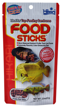 Hikari Food Sticks 57 gram - Drijvend staafvoer voor tropische siervissen, miniatuur 2