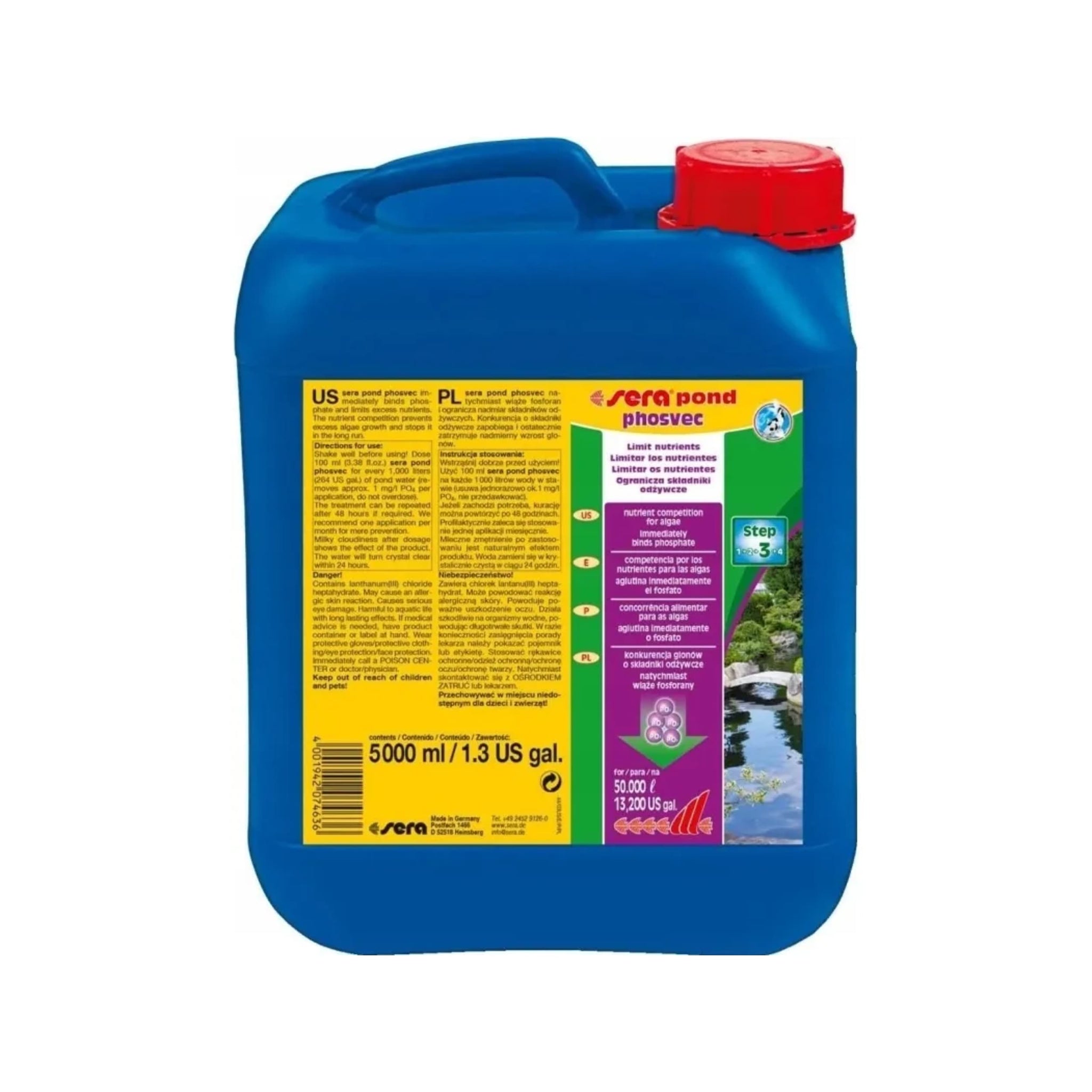 Sera pond phosvec 5.000 ml - productfoto