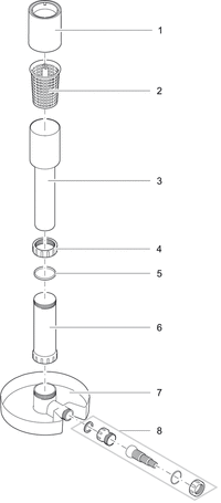 Oase Filterkorf AquaSkim 20 - vervangkorf voor vijverskimmer productafbeelding, miniatuur 2