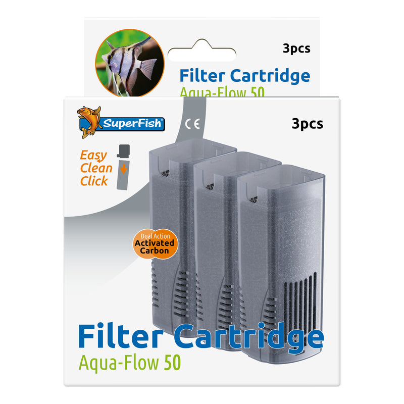 Superfish Aquaflow 50 Easy Click Cartridge (Filtercassette - 3 Stuks), afbeelding 2 Filtermedium