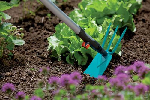 Gardena combisystem tuinhak 3 tanden/recht blad - Tuinaccessoires, afbeelding 4 Tuingereedschap