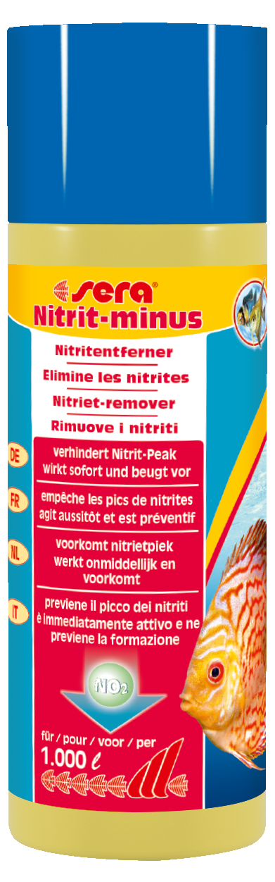 Sera Nitrit-minus 250 ml - Verlaagt nitrietwaarden in aquaria tot 833 liter