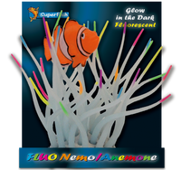 Superfish Fluo Nemo Anemone - Fluorescerende anemoon aquariumdecoratie, miniatuur 2