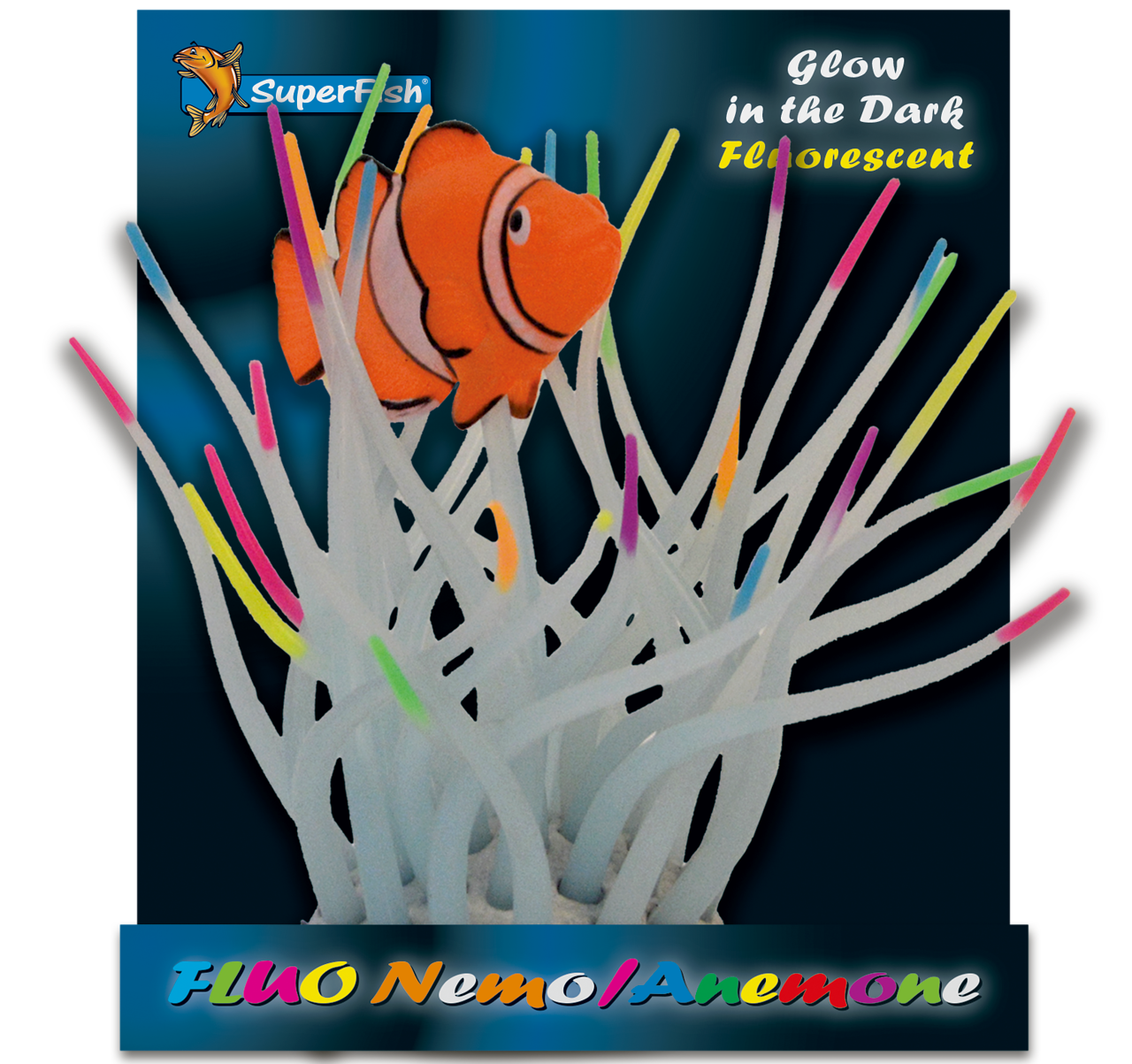 Superfish Fluo Nemo Anemone - Fluorescerende anemoon aquariumdecoratie
