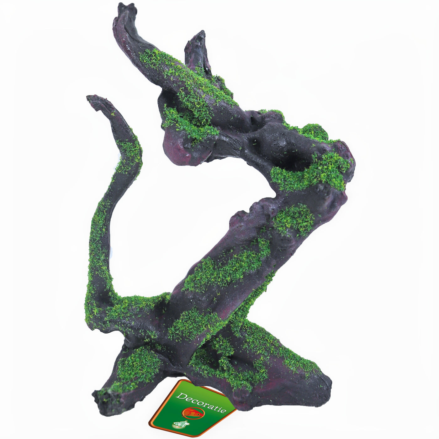 Boon Ornament Wortelhout Bruin+Mos 23 Cm - productfoto