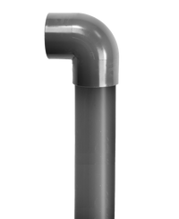 Superfish Pondclear pijp 1 meter met kniestuk 63 mm - afvoerbuis voor Pondclear drukfilter, miniatuur 2
