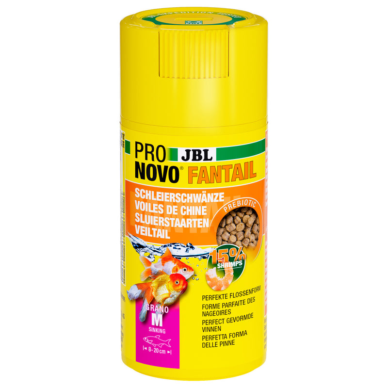 JBL ProNovo Fantail Grano M Aquariumvoer 100ml (8-20 cm), Aquariumvoer bij Vijvercentrum