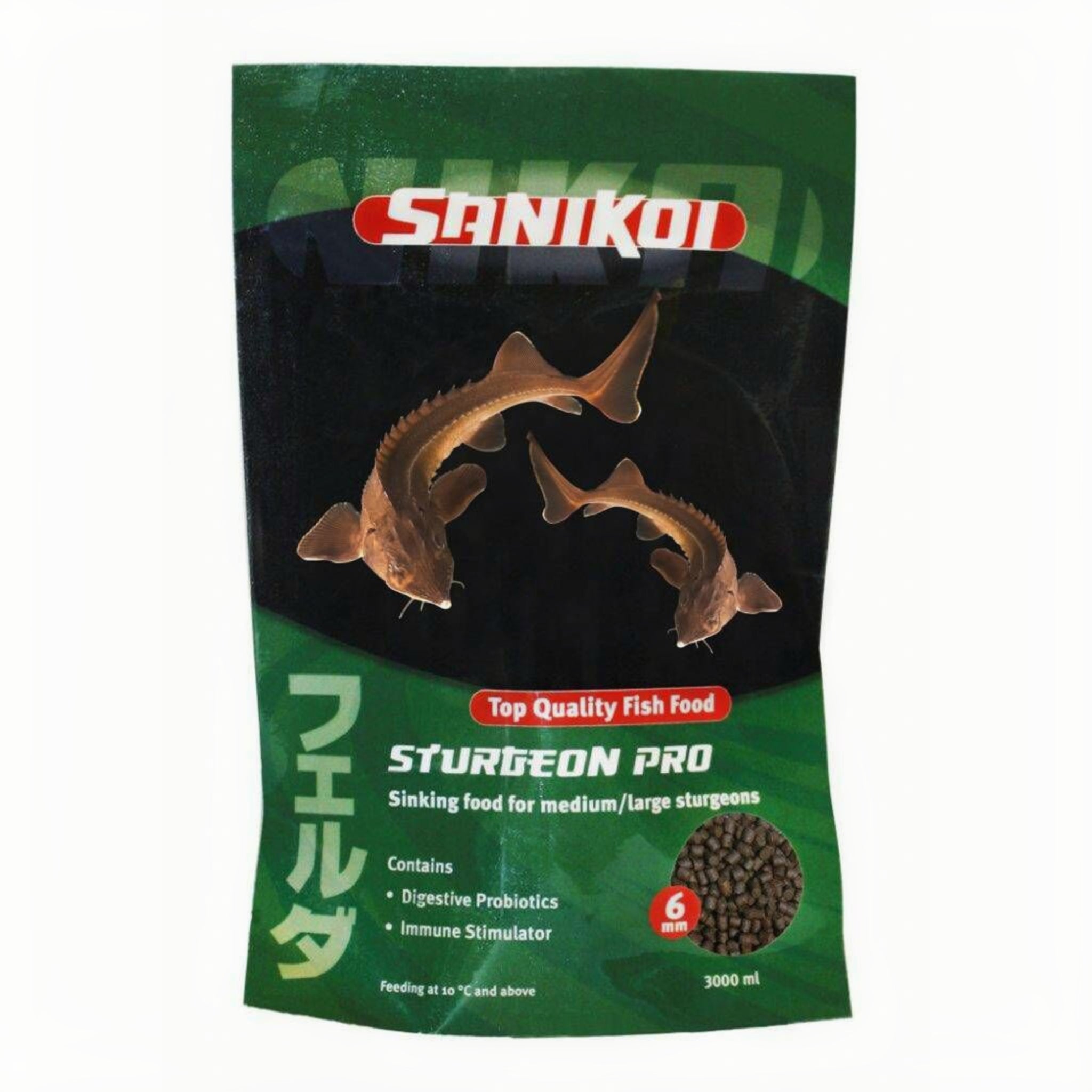 Sanikoi Sturgeon Pro Green 6mm - 2100 gram - productfoto