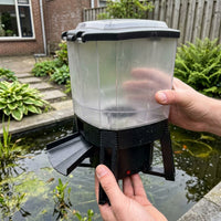 Superfish Solar Fish Feeder voerautomaat op zonne-energie met 6 liter reservoir - Automatisch vijvervissen voeren op zonne-energie, miniatuur 3