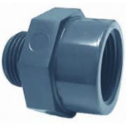 Effast soknippel buitendraad x binnendraad 1 1/4 x 1 1/2 inch - PVC verloopnippel, afbeelding 3 PVC Hulpstuk