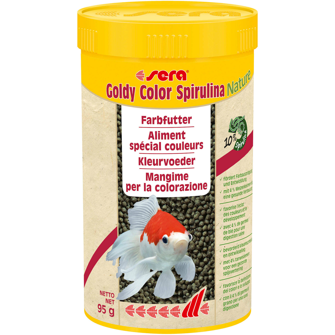 Sera Goldy Color Spirulina Nature 250 ml (95 g) - productfoto