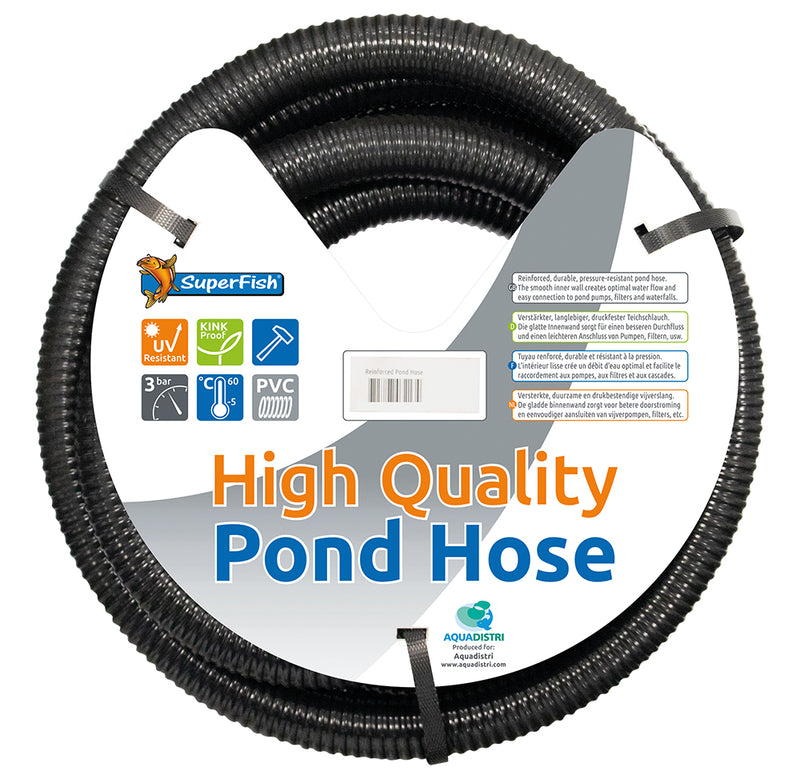 Gewapende vijverslang 40 mm 10 meter - Superfish knikbestendige slang voor pomp en filter, afbeelding 2 Vijverslang