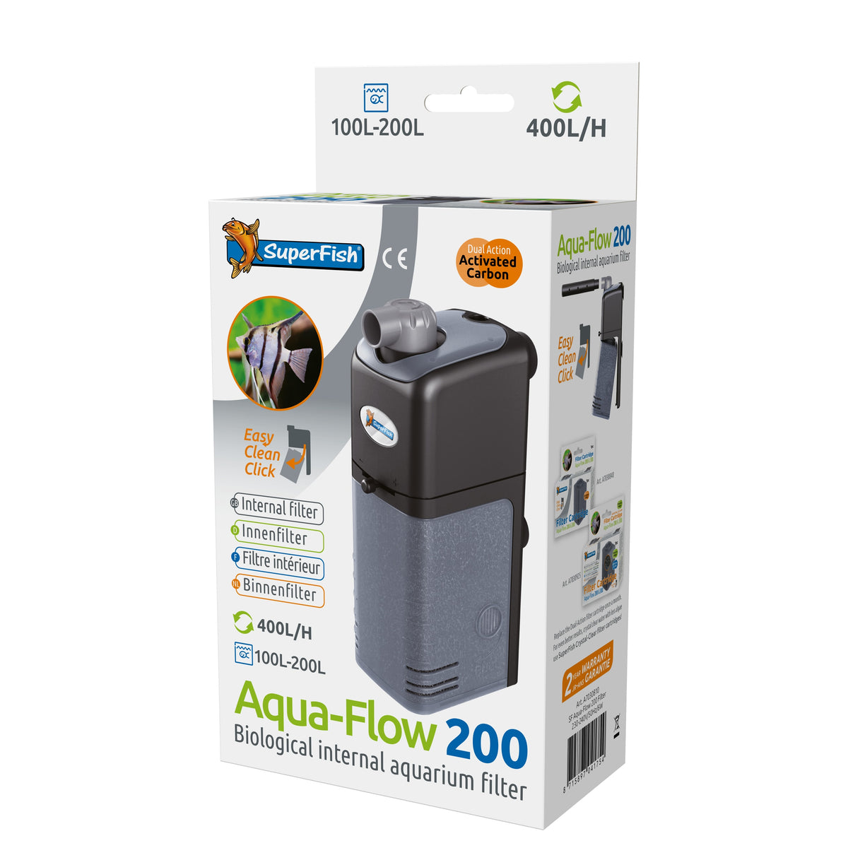 Superfish Aquaflow 200 Filter 500 L/H - productfoto